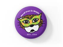 Mardi Gras button