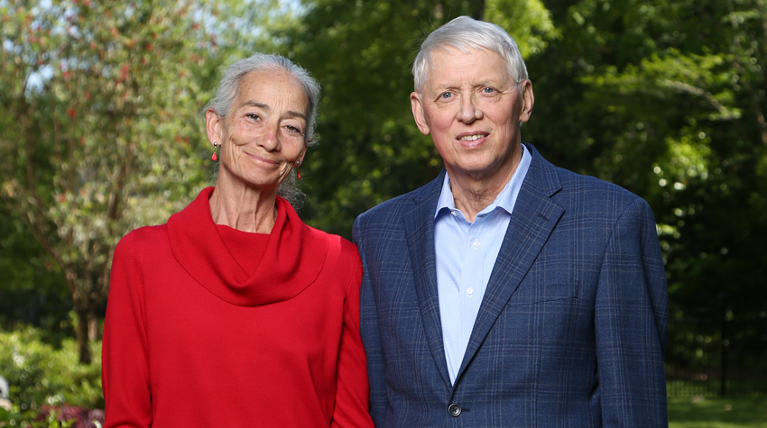 President Tony Waldrop and wife Julee