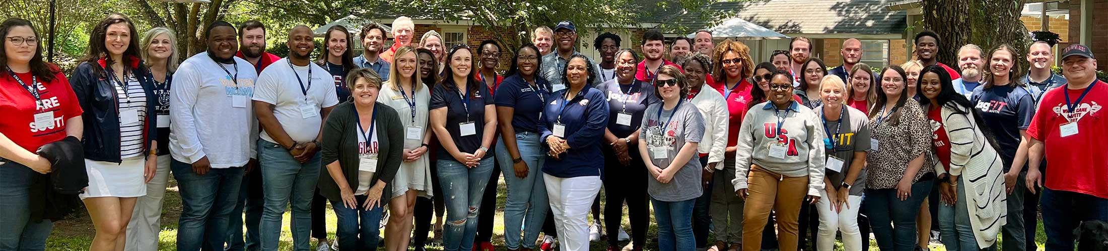 Student Affairs staff at retreat.