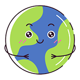 earth smiling